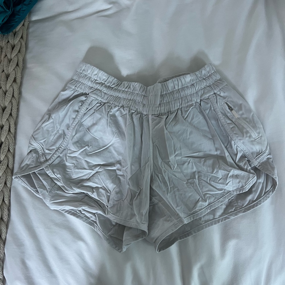 Lulu Lemon White Running Shorts